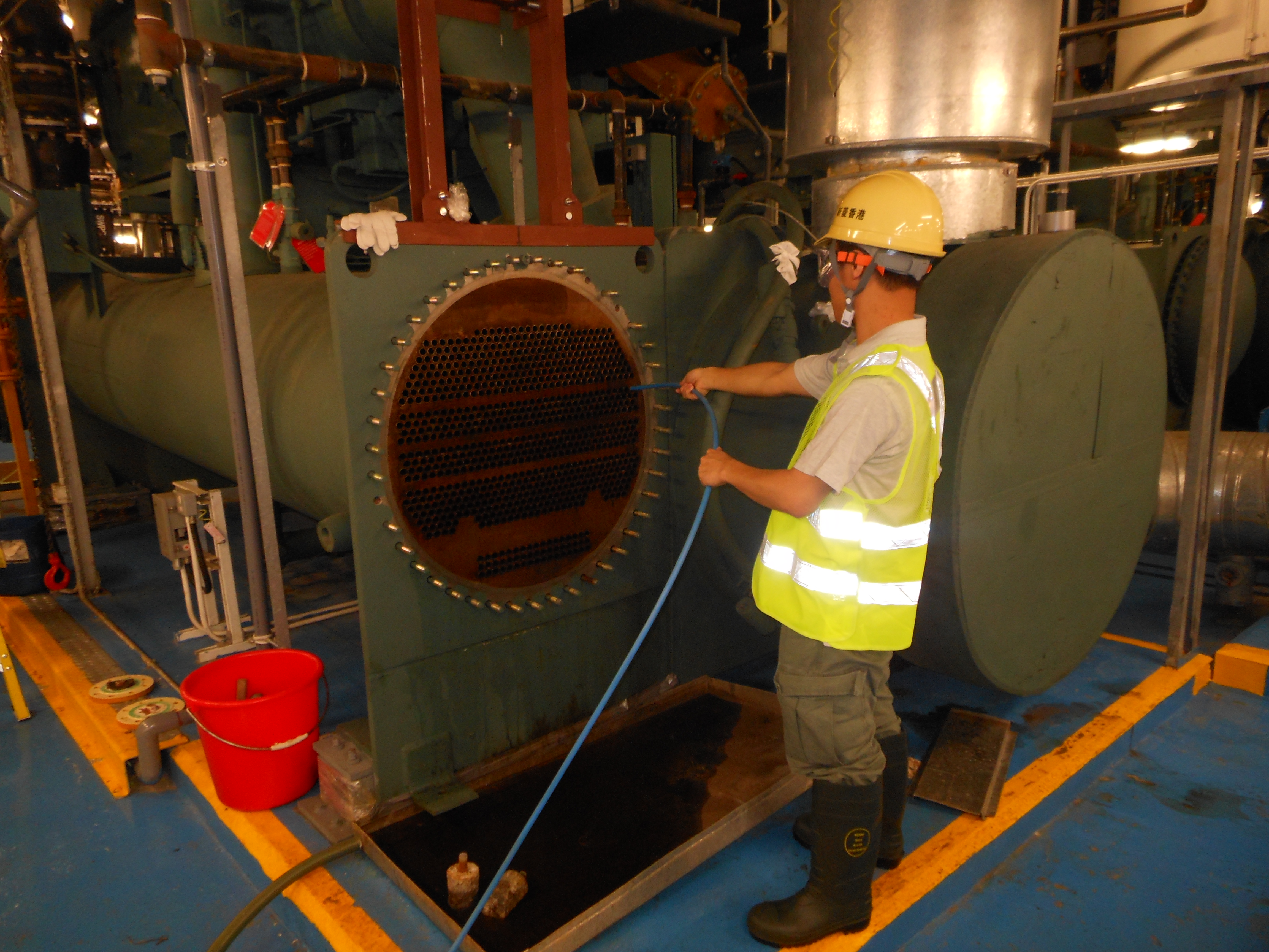 Carryout Cleaning of Tubes and Cooling Tower to Maintain High COP of Plant Operation